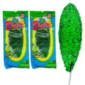 20 Pc Pigui Slaps Green Apple Flavor Paletas Manzana Lollipops Mexican Pop Candy