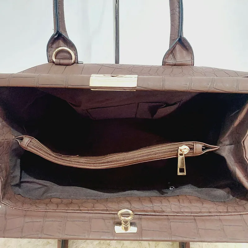 Brown Leather Shoulder Bag