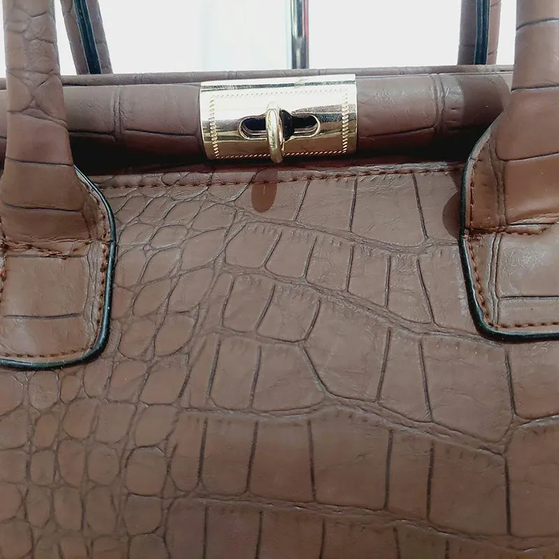 Brown Leather Shoulder Bag