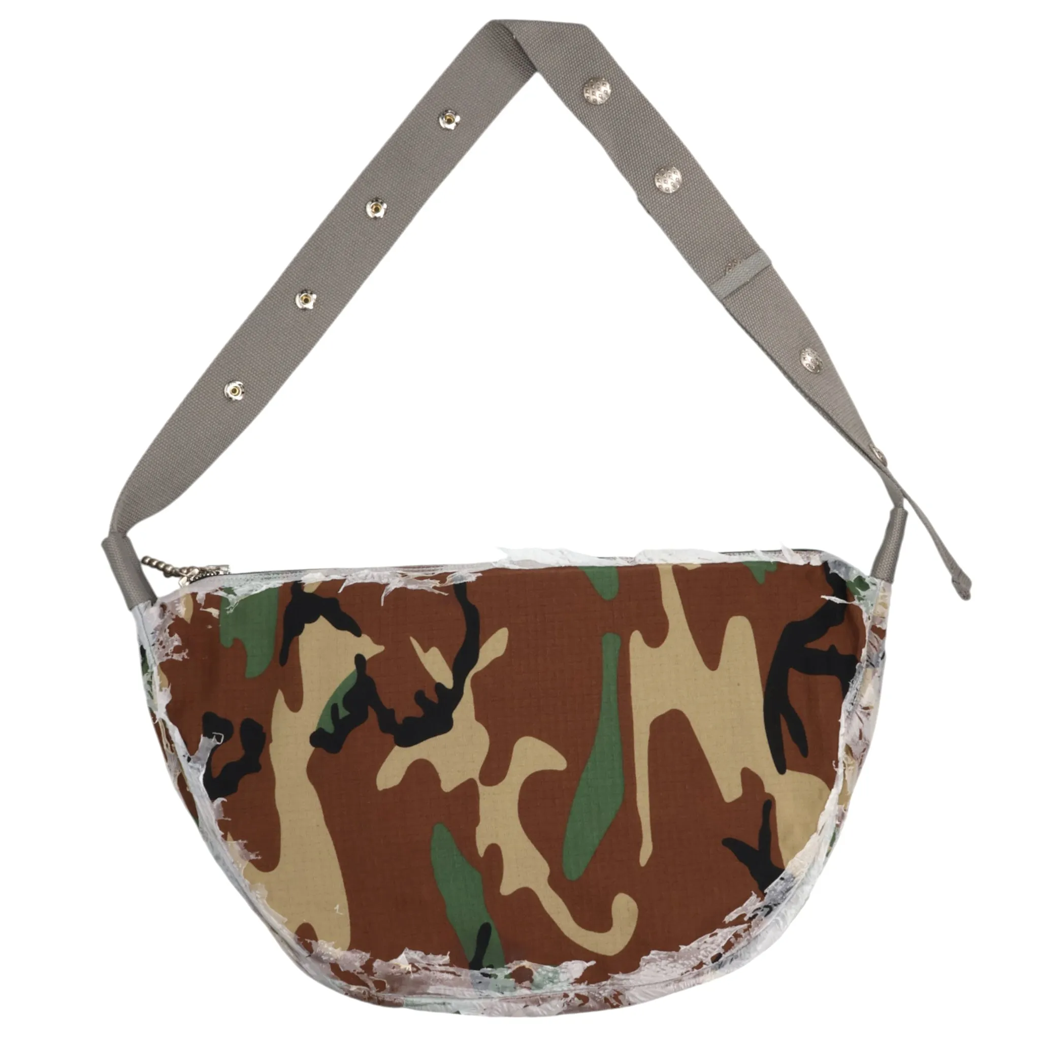 BURNT BIO ARMY MESSENGER BAG / MULTI BURN
