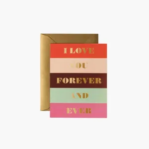 Color Block Love Card