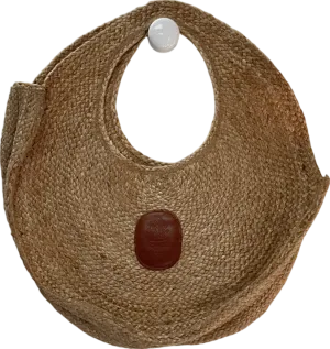 Diptyque Beige Straw Shoulder Bag One Size