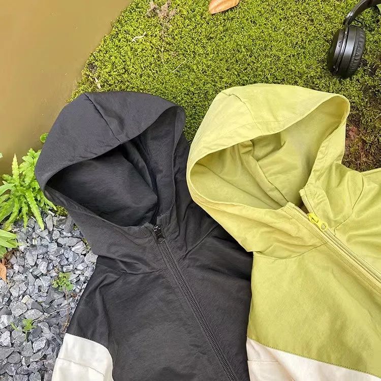 Justin Color Block Windbreaker Jacket