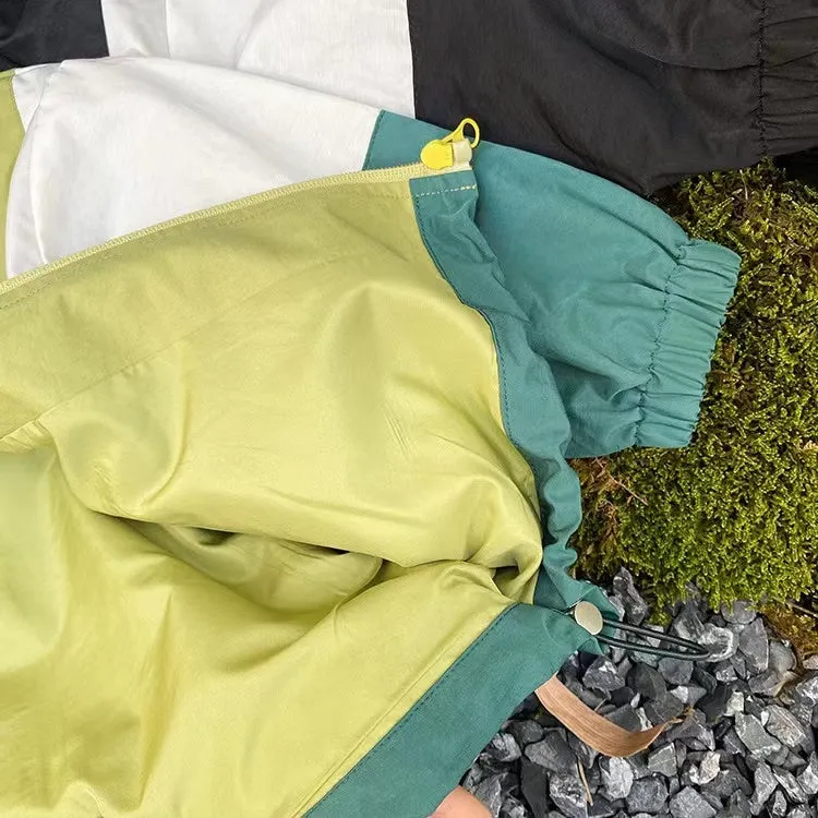 Justin Color Block Windbreaker Jacket