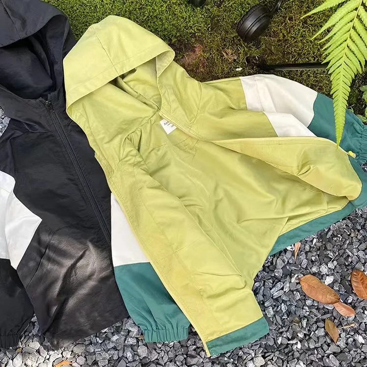 Justin Color Block Windbreaker Jacket