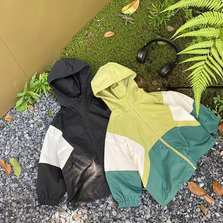 Justin Color Block Windbreaker Jacket