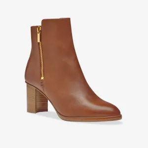 Sarah Flint Perfect Zip Bootie 70 :: Saddle Vachetta