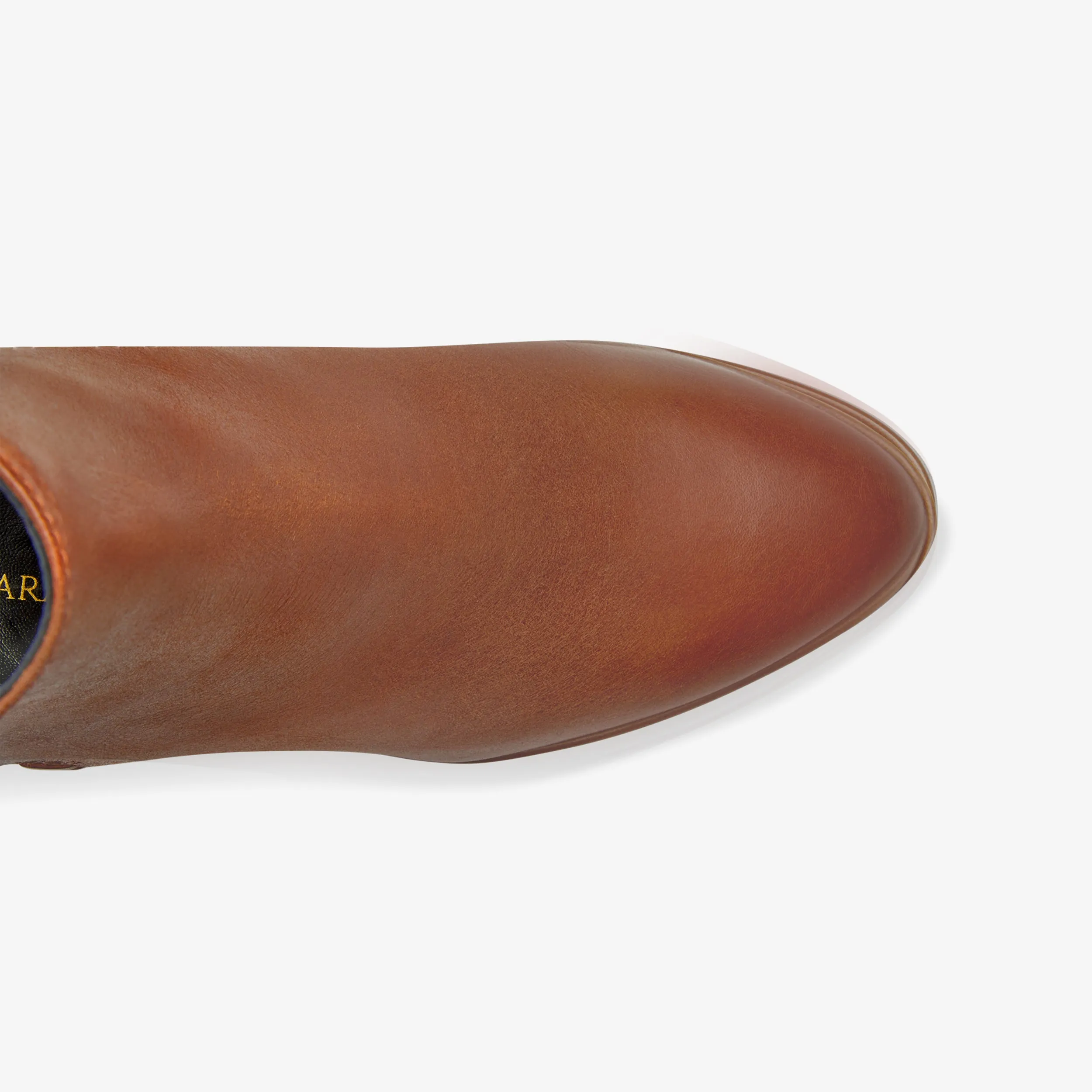 Sarah Flint Perfect Zip Bootie 70 :: Saddle Vachetta